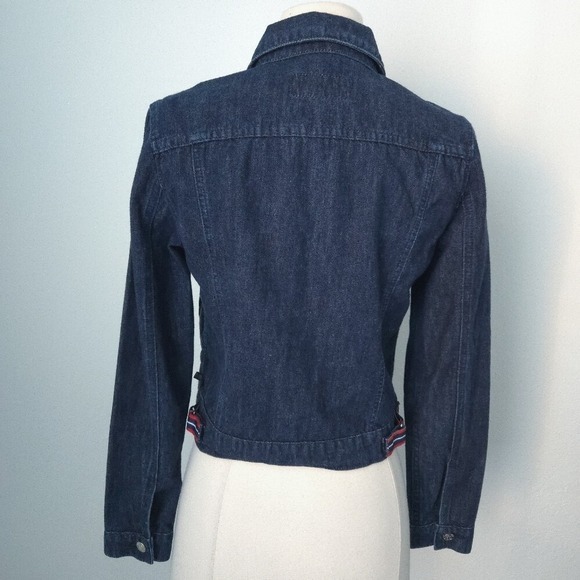 Polo Ralph Lauren Blue Jean Cropped Denim Jacket- Women's Small, S - Picture 3 of 7